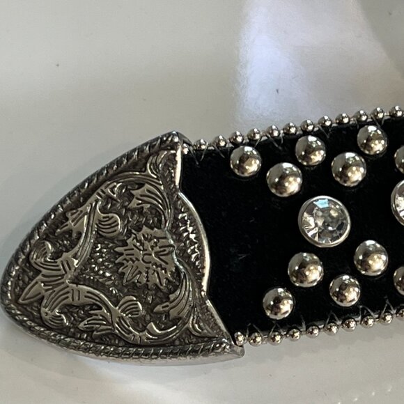 Womens Western Studded Belt - Picture 2 of 4